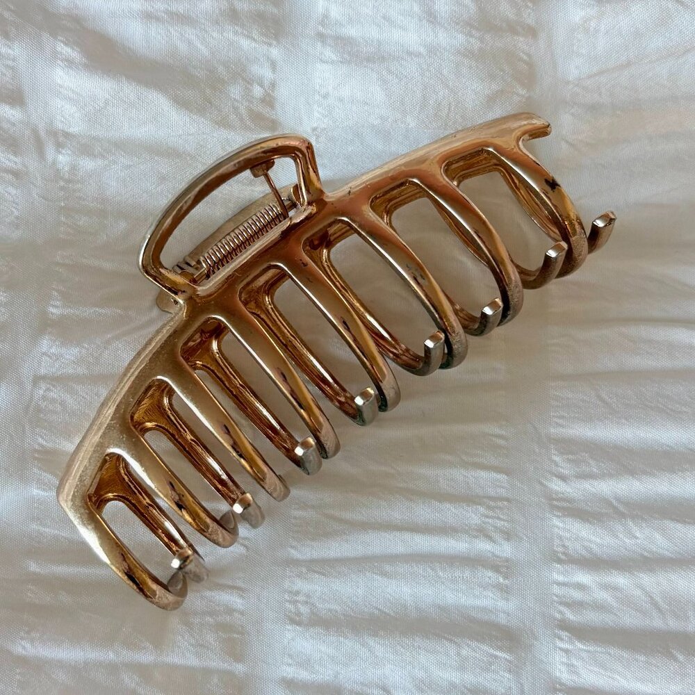 Metal Gold Hair Claw Clip